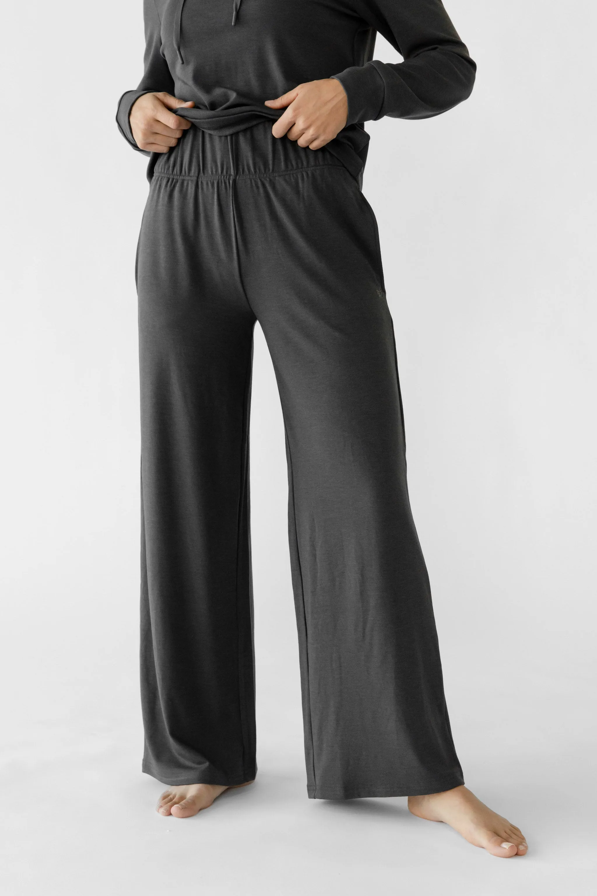 Women's Ultra-Soft Bamboo Wide Leg Pull On Pant TALL