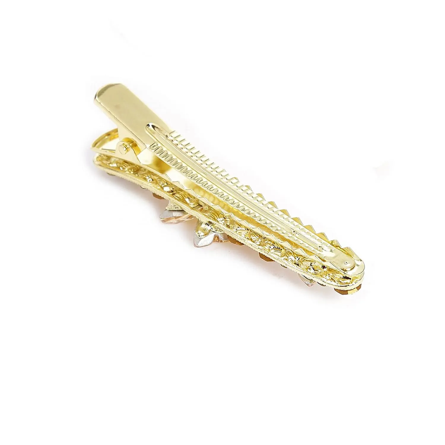 Yellow Chimes Hair Clips for Women Girls Hair Accessories for Women Gold Hair Clip Alligator Clips Hair Clips for Girls Shiny Hairclips Hair Pins for Women and Girls Gift For Women & Girls